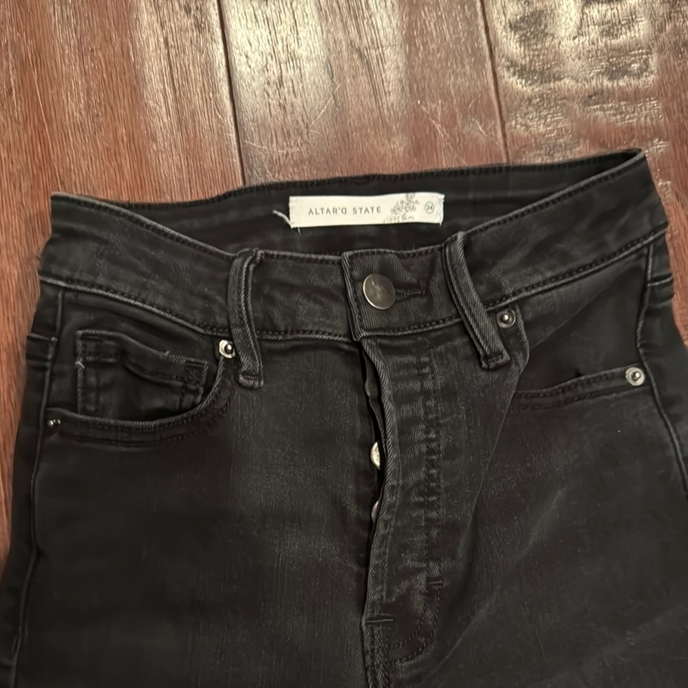 Altar'd State Women's High Rise Black Jeans